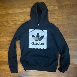 Adidas Trefoil Logo Pullover Hoodie Size Small